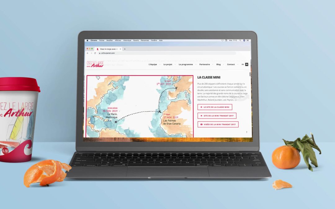 Osez le large avec Arthur site